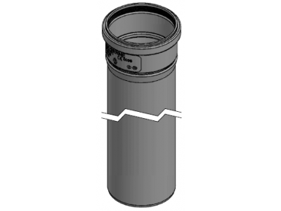 VIESSMANN Пластиковая труба PPs дымохода длина 1 м D160 мм (7516581)