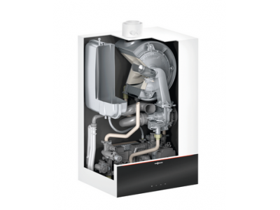 VIESSMANN Пакетное предложение Vitodens 200-W тип B2HF 32 кВт с бойлером Vitocell 300-W EVIA-A 200 л, датчиком водонагревателя и дымоходом (Z021567)